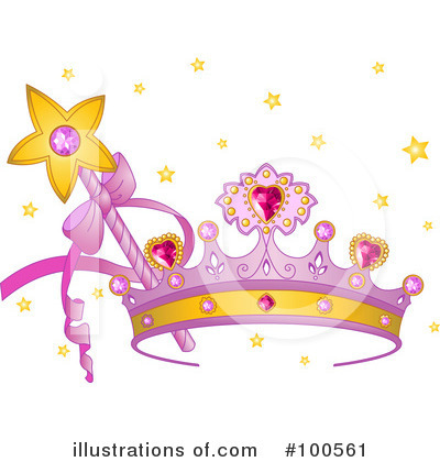 Royalty-Free (RF) Crown Clipart Illustration by Pushkin - Stock Sample #100561