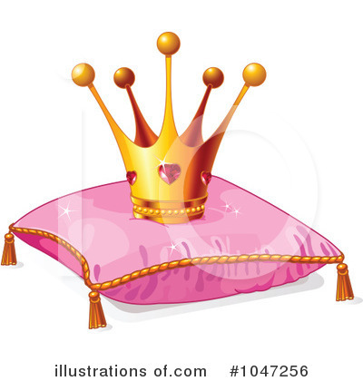 Royalty-Free (RF) Crown Clipart Illustration by Pushkin - Stock Sample #1047256