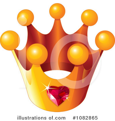 Royalty-Free (RF) Crown Clipart Illustration by Pushkin - Stock Sample #1082865