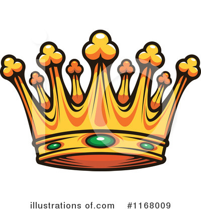 Gold Crown Clipart #1168009 by Vector Tradition SM