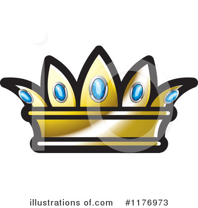 Gold Crown Clipart #1176973 by Lal Perera