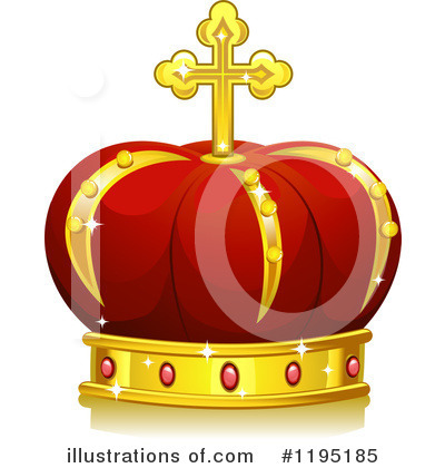Royalty-Free (RF) Crown Clipart Illustration by BNP Design Studio - Stock Sample #1195185