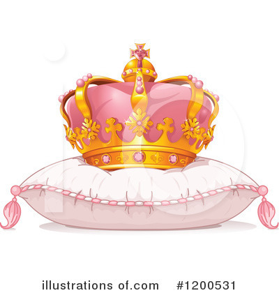 Royalty-Free (RF) Crown Clipart Illustration by Pushkin - Stock Sample #1200531