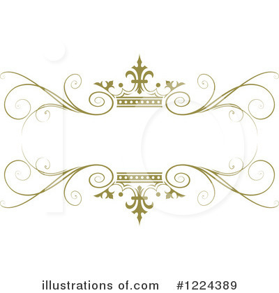 Royalty-Free (RF) Crown Clipart Illustration by Lal Perera - Stock Sample #1224389