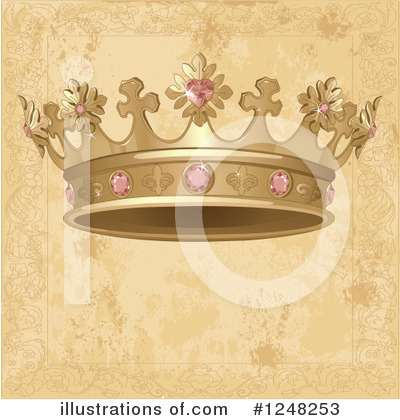 Royalty-Free (RF) Crown Clipart Illustration by Pushkin - Stock Sample #1248253