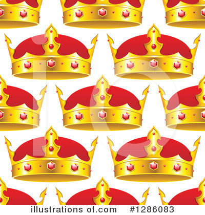 Royalty-Free (RF) Crown Clipart Illustration by Vector Tradition SM - Stock Sample #1286083