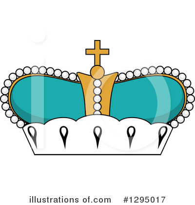Royalty-Free (RF) Crown Clipart Illustration by Vector Tradition SM - Stock Sample #1295017