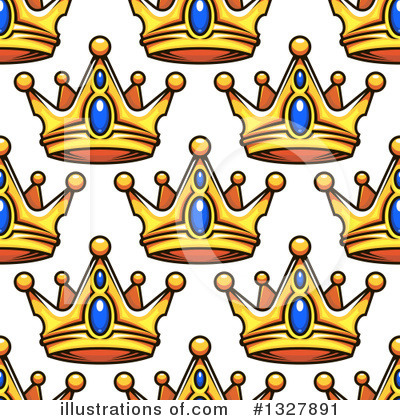 Royalty-Free (RF) Crown Clipart Illustration by Vector Tradition SM - Stock Sample #1327891