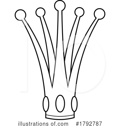 Royalty-Free (RF) Crown Clipart Illustration by Hit Toon - Stock Sample #1792787