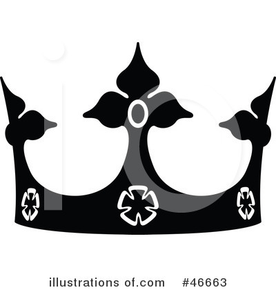 Royalty-Free (RF) Crown Clipart Illustration by dero - Stock Sample #46663