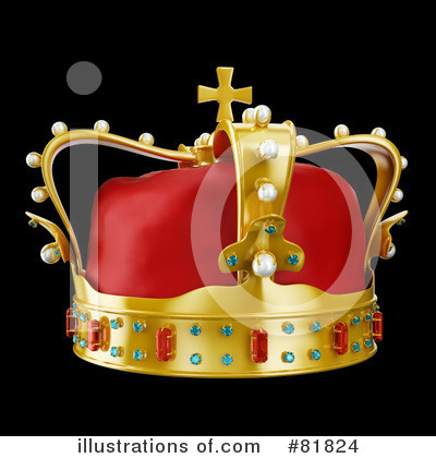 Royalty-Free (RF) Crown Clipart Illustration by Mopic - Stock Sample #81824