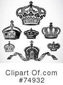 Crowns Clipart #74932 by BestVector