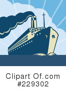 Cruise Ship Clipart #229302 by patrimonio