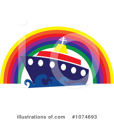 Rainbow Clipart #1074693 by Pams Clipart