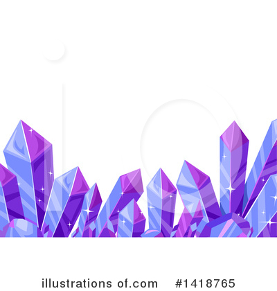 Crystals Clipart #1418765 by BNP Design Studio