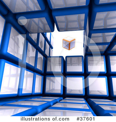 Royalty-Free (RF) Cube Clipart Illustration by Tonis Pan - Stock Sample #37601