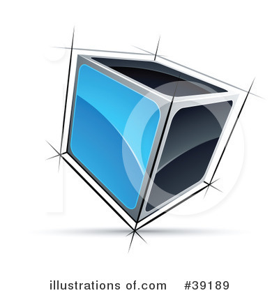 Royalty-Free (RF) Cube Clipart Illustration by beboy - Stock Sample #39189