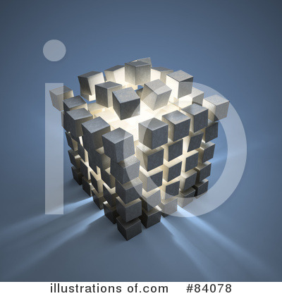 Royalty-Free (RF) Cube Clipart Illustration by Mopic - Stock Sample #84078