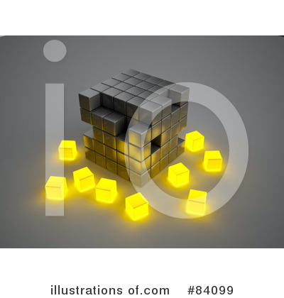 Royalty-Free (RF) Cube Clipart Illustration by Mopic - Stock Sample #84099