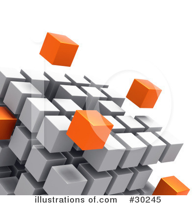 Royalty-Free (RF) Cubes Clipart Illustration by Tonis Pan - Stock Sample #30245