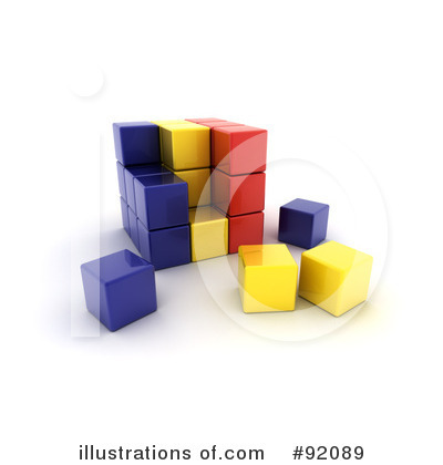 Royalty-Free (RF) Cubes Clipart Illustration by stockillustrations - Stock Sample #92089