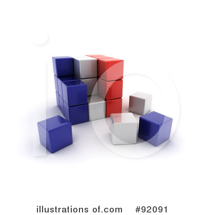 Cubes Clipart #92091 by stockillustrations