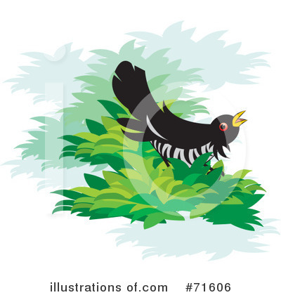 Royalty-Free (RF) Cuckoo Bird Clipart Illustration by Lal Perera - Stock Sample #71606