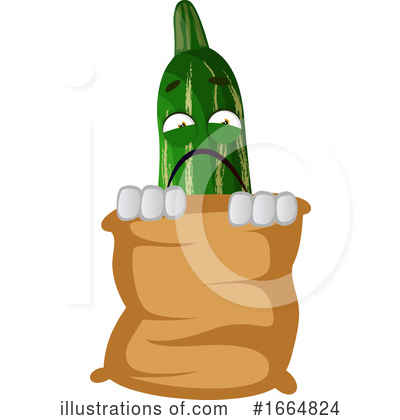 Royalty-Free (RF) Cucumber Clipart Illustration by Morphart Creations - Stock Sample #1664824