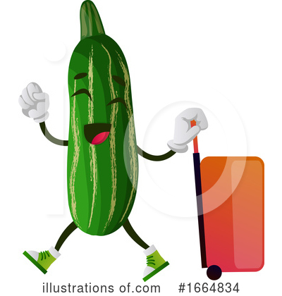 Royalty-Free (RF) Cucumber Clipart Illustration by Morphart Creations - Stock Sample #1664834