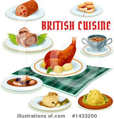 Royalty-Free (RF) Cuisine Clipart Illustration by Vector Tradition SM - Stock Sample #1433200