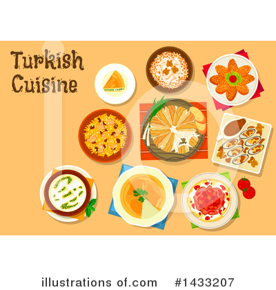 Royalty-Free (RF) Cuisine Clipart Illustration by Vector Tradition SM - Stock Sample #1433207