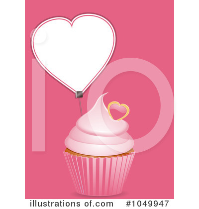 Royalty-Free (RF) Cupcake Clipart Illustration by elaineitalia - Stock Sample #1049947
