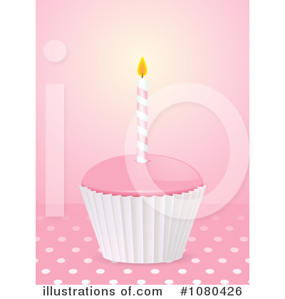 Royalty-Free (RF) Cupcake Clipart Illustration by elaineitalia - Stock Sample #1080426