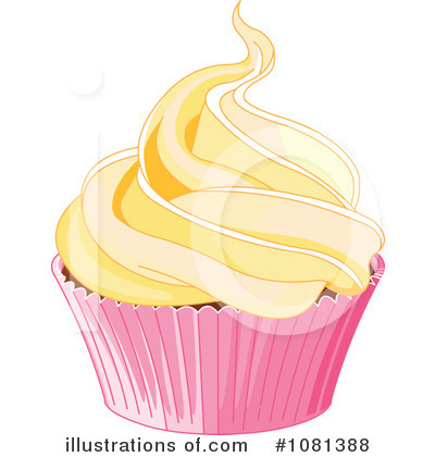 Royalty-Free (RF) Cupcake Clipart Illustration by Pushkin - Stock Sample #1081388
