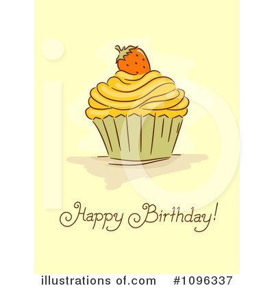 Royalty-Free (RF) Cupcake Clipart Illustration by BNP Design Studio - Stock Sample #1096337