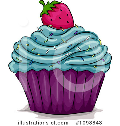 Cupcake Clipart #1098843 by BNP Design Studio