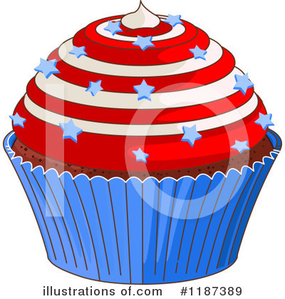 Royalty-Free (RF) Cupcake Clipart Illustration by Pushkin - Stock Sample #1187389