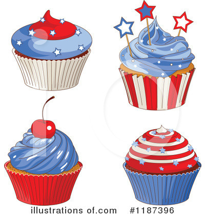 Cupcakes Clipart #1187396 by Pushkin