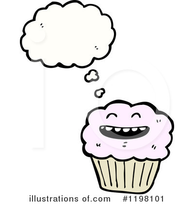 Royalty-Free (RF) Cupcake Clipart Illustration by lineartestpilot - Stock Sample #1198101