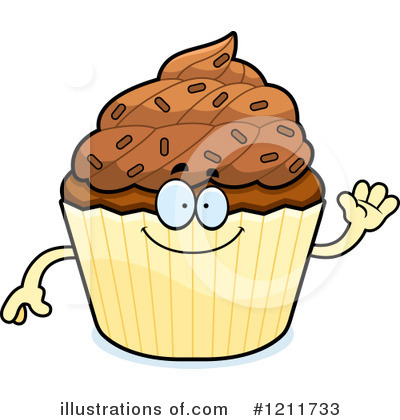 Royalty-Free (RF) Cupcake Clipart Illustration by Cory Thoman - Stock Sample #1211733