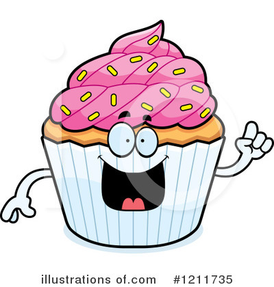 Royalty-Free (RF) Cupcake Clipart Illustration by Cory Thoman - Stock Sample #1211735