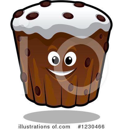 Royalty-Free (RF) Cupcake Clipart Illustration by Vector Tradition SM - Stock Sample #1230466