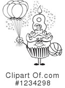 Cupcake Clipart #1234298 by Dennis Holmes Designs