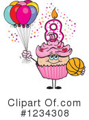 Cupcake Clipart #1234308 by Dennis Holmes Designs
