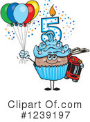 Cupcake Clipart #1239197 by Dennis Holmes Designs