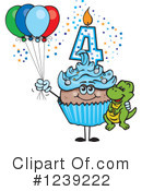 Cupcake Clipart #1239222 by Dennis Holmes Designs
