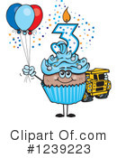 Cupcake Clipart #1239223 by Dennis Holmes Designs