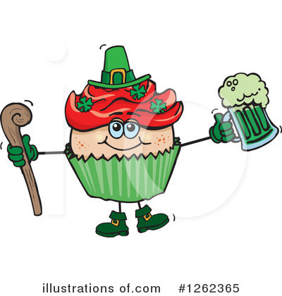 Royalty-Free (RF) Cupcake Clipart Illustration by Dennis Holmes Designs - Stock Sample #1262365