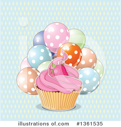 Party Balloons Clipart #1361535 by Pushkin