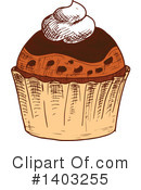Cupcake Clipart #1403255 by Vector Tradition SM
